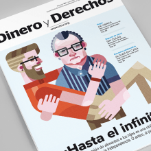 Dinero y Derechos Cover. Un proyecto de Ilustración e Ilustración vectorial de Ricardo Polo López - 10.07.2017