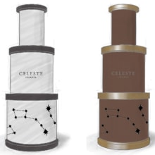 PACKAGING CELESTE _ Diseño de un packaging para una botella de vino. Un proyecto de Packaging de Anna Tulleuda - 01.05.2016