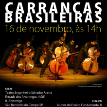 Poster "Carrancas Brasileiras". Events, and Graphic Design project by Alexandre Arcari Milani - 11.01.2009