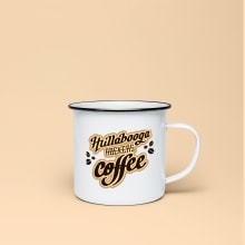 Lettering "Hullabooga Rockers Coffee". Br, ing, Identit, and Lettering project by Meg HG - 02.02.2017