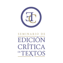 Logotipo para el Seminario de Edición Crítica de Textos  de la UNAM. Design gráfico projeto de Mercedes Flores Reyna - 17.07.2017