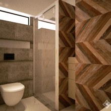 Remodelando un baño. Un proyecto de Diseño, 3D, Diseño, creación de muebles					, Arquitectura interior y Diseño de interiores de Cecilia Milagros León García - 15.03.2017