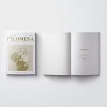 Mi Proyecto del curso: Introducción al Diseño Editorial/ Filomena. Design projeto de Margarita Ochoa - 18.07.2017