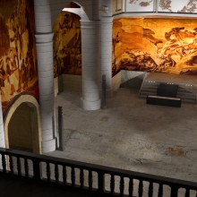 Capilla del Museo San Telmo (Donostia - San Sebastián, España). Un proyecto de 3D, Arquitectura y Arquitectura interior de Sergio Hernando - 19.04.2015