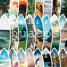 HUACOS (surf inspired menswear collection). Design, Design de vestuário, Moda, Design gráfico e Ilustração vetorial projeto de José Luis Álvarez Alonso - 21.07.2017