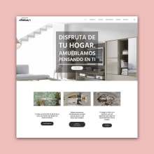 DISEÑO WEB - Expomuebles Villabaso. Web Design project by Lorea Espada - 07.10.2017