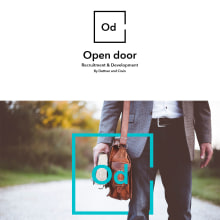 Logo Open Door. Design projeto de Selu Sánchez - 27.07.2017