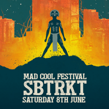 SBTRKT Mad Cool Poster. Design, Traditional illustration, and Music project by Oscar Giménez - 07.31.2017
