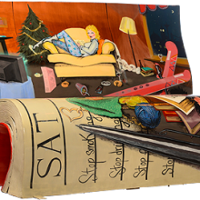 Bridget Jones Book Bench Design. Design, Ilustração tradicional, Design e fabricação de móveis, e Pintura projeto de Paula Bressel - 09.04.2015