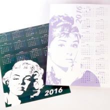 Calendarios 2016. Un proyecto de Diseño, Diseño gráfico, Diseño de producto e Ilustración vectorial de Marta Gutiérrez González - 14.11.2013