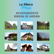 Rollers Ayuntamiento Ribera de Arriba (Asturias). Design gráfico projeto de Marcos Flórez Tascón - 02.08.2017