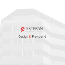 Esteban - especialista en ventanas  -- proyecto de rediseño de marca y sitio institucional. Un proyecto de UX / UI, Diseño interactivo y Diseño Web de Leandro Marsico - 04.08.2017