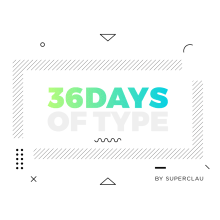 36 Days of Type | 04 edition. Un proyecto de Diseño, Ilustración tradicional, Br, ing e Identidad, Diseño gráfico e Ilustración vectorial de Claudia Alonso Loaiza - 29.03.2017