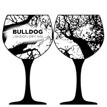 Concurso de Bulldog Gin para diseñar una copa de balón.. Un proyecto de Diseño, Publicidad, Br, ing e Identidad y Diseño gráfico de Selena López Gómez - 11.08.2017