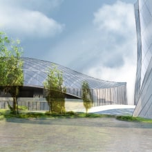 Colaboración 3D - Centro Religioso. 3D, e Arquitetura projeto de Alejandro González - 13.05.2016
