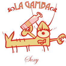 La Gamba. Un proyecto de Diseño, Ilustración tradicional, Diseño de personajes, Bellas Artes, Diseño gráfico, Cómic e Ilustración vectorial de Andrea Balza - 19.08.2017