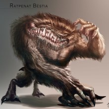 Ratpenat Bestia. 3D, and Character Design project by cruiser_nube - 08.21.2017