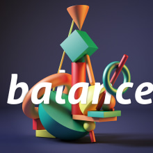 balance. Design, and 3D project by Elena Moreno Greciano - 05.20.2017