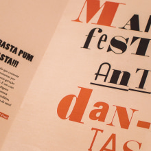 Manifesto Tipográfico. Un proyecto de Diseño editorial de Andreia Paixão - 25.08.2017