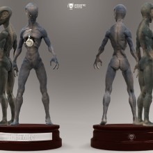 DeepWounds Sculptures. 3D projeto de Arsenic Arts - 25.08.2017