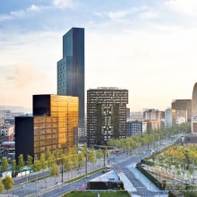 Diagonal Mar residence building, Barcelona. 3D visualization for AIA Arquitectura. Un proyecto de 3D y Arquitectura de jimmy sciortino - 10.11.2014