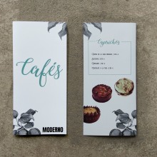 BRANDING | carta cafés. Un proyecto de Dirección de arte y Diseño gráfico de Verónica Vicente - 31.08.2017