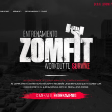 Zomfit - The Walking Dead Estreno 7ª Temporada. Desenvolvimento Web projeto de Rocío Guerrero Jiménez - 01.09.2016