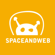 Spaceandweb, Logotipo y Tarjeta de Visita.. Un proyecto de Br e ing e Identidad de Carlos Vargas Gutiérrez - 02.09.2017