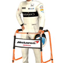 Mclaren Honda humor. Traditional illustration project by pandorco - 09.07.2017
