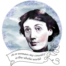 Mi Proyecto del curso: Virginia Woolf. Ilustração tradicional projeto de Mariló Àlvarez - 09.09.2017