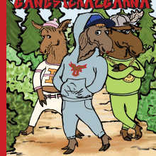 Libro para niños llamado "Gangsterälgerna" ( La banda de alces) escrito por una escritora sueca llamada Åsa Öhnell y yo tuve el gusto de ilustrarlo.. Un proyecto de Ilustración tradicional de Raul Leon - 13.09.2017