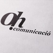 Imagotipo para Oh Comunicació. Empresa de comunicación integral.. Graphic Design project by Uri - 06.06.2014