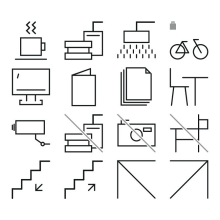 Diseño de pictogramas Ein Projekt aus dem Bereich Piktogrammdesign von Cristina Mufer - 15.11.2016