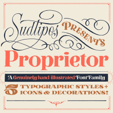 Proprietor — Type Family Ein Projekt aus dem Bereich T und pografie von Yani&Guille - 18.09.2017