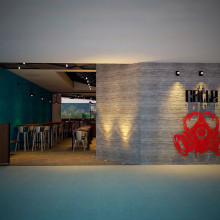 restaurant la calle. 3D, Animation, Architecture, Interior Architecture & Interior Design project by jordi reglá - 09.19.2017