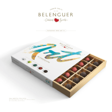 Chocolates Beleguer. 3D, Br, ing e Identidade, e Packaging projeto de Branding & Packaging Design - 22.07.2017