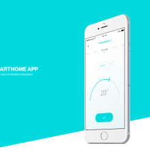 Smarthome app design. Design interativo projeto de Lorena Sacristán - 15.06.2017