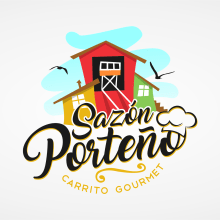 Sazón Porteño. Br, ing & Identit project by Claudio Osorio - 09.25.2017