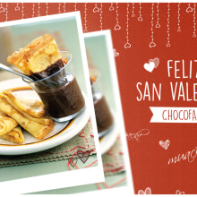 San Valentín (Nestlé Postres). Design gráfico projeto de Iris Álvarez Farell - 14.02.2017