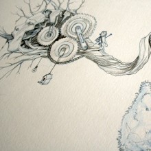Modelo propio "Árbol" . Un proyecto de Ilustración tradicional y Serigrafía de homoastral - 28.09.2017