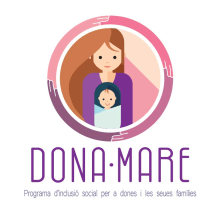 Logotipo DONA-MARE. Een project van  Br, ing en identiteit y Vectorillustratie van Punts suspensius ilustración y diseño - 28.09.2017