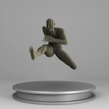 Olimpiadas en Papel. 3D, e Papercraft projeto de Jordi Sosa Chacón - 16.01.2016