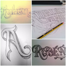 Lettering. Lettering project by Adrián Arques - 10.03.2017