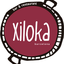 Xiloka bar Barcelona logo. Un proyecto de Diseño, Ilustración tradicional, Cocina y Tipografía de marcela hattemer - 03.10.2017