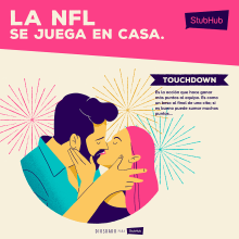 La NFL se juega en casa. Un proyecto de Diseño, Ilustración tradicional y Publicidad de Daniel Diosdado - 25.09.2017