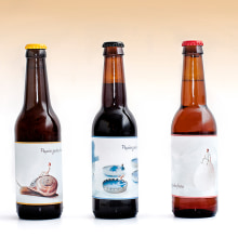 Etiquetas de cerveza. Photograph, Graphic Design, and Packaging project by Sheyla López - 10.08.2017