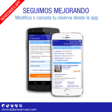 Anular/Modificar reserva App. Un proyecto de UX / UI de Sara Serrano - 20.08.2015