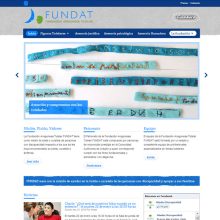 Diseño web Fundat. UX / UI, and Web Design project by Sara Serrano - 05.06.2011