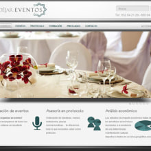 Diseño web Mudejar Eventos. Un proyecto de UX / UI y Diseño Web de Sara Serrano - 01.02.2013