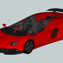 Lamborghini - Modelado 3D. Un proyecto de 3D, Diseño de automoción, Diseño industrial y Diseño de producto de Diego Armas - 11.10.2017